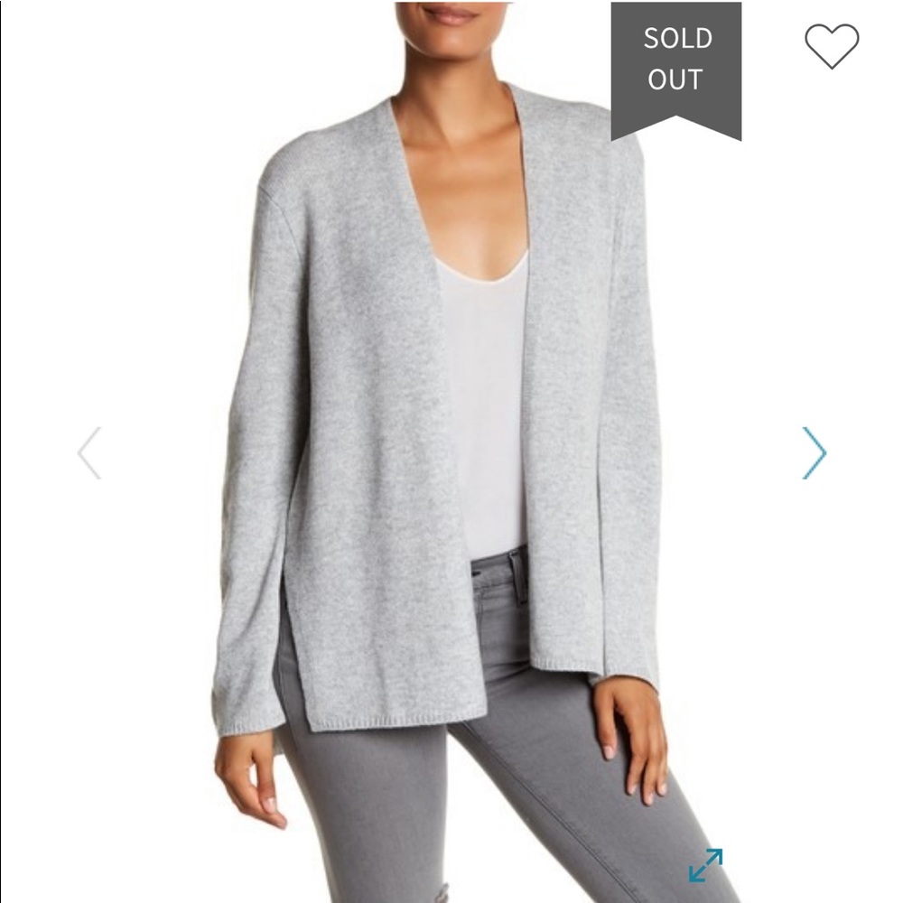 Bronchu Walker olive grey cashmere sweater sz S